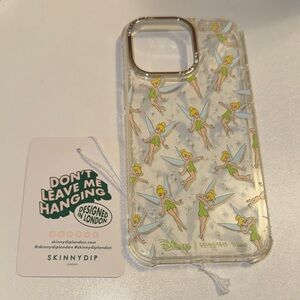 Tinker Bell iPhone 15 Pro Case - Clear and Green